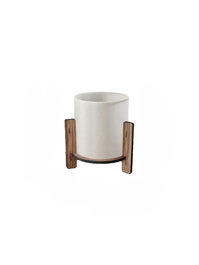 Opviq Pine Table Lamp - Walnut